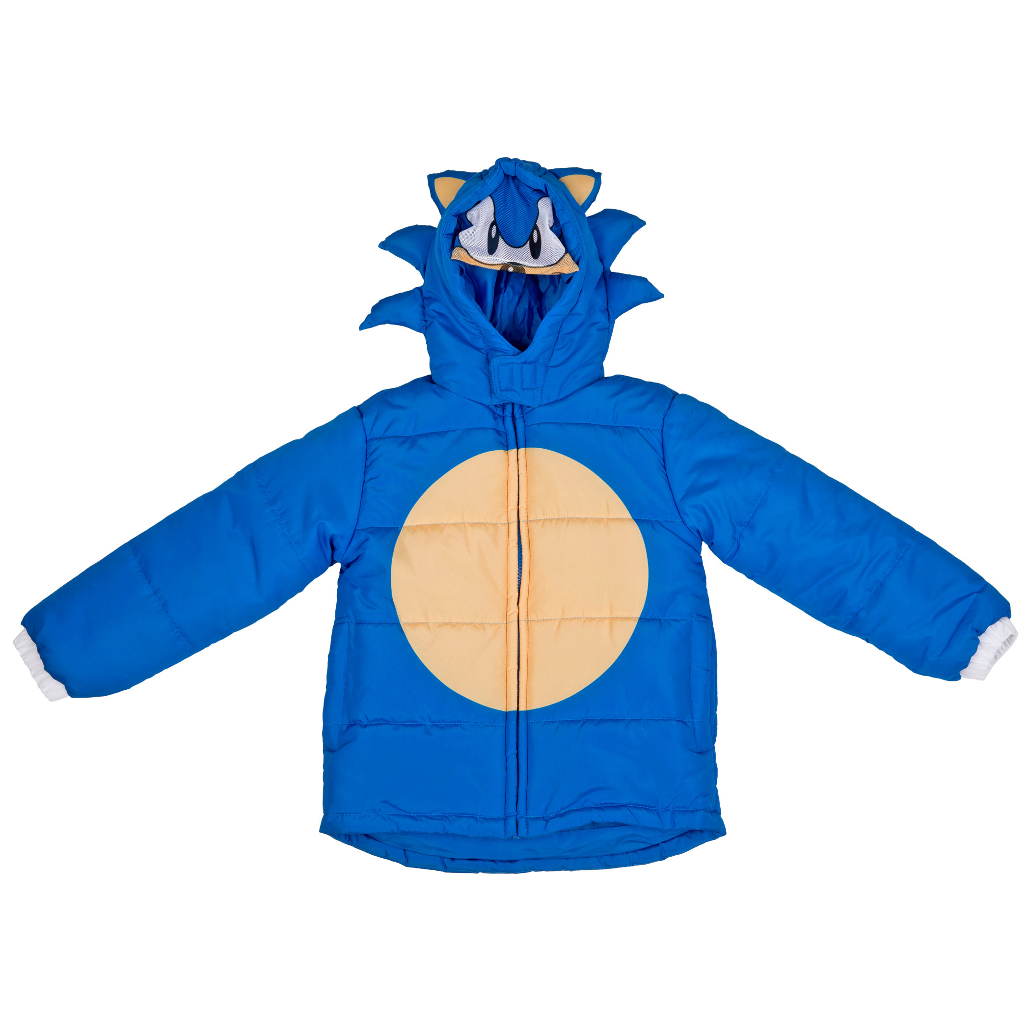 Sonic The Hedgehog Costume Puffy Kids Jacket